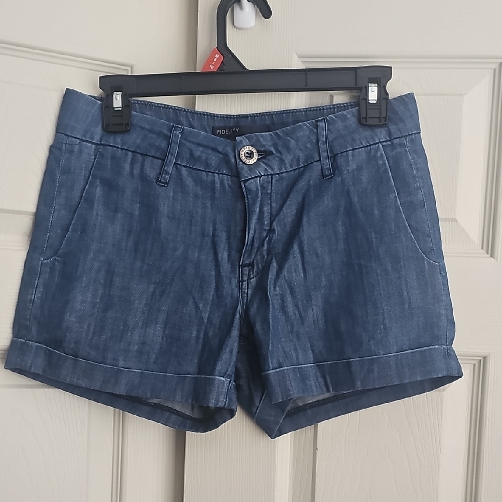 Fidelity by Jason Trotzuk women's Blue Jean AXL chino Short.  #356